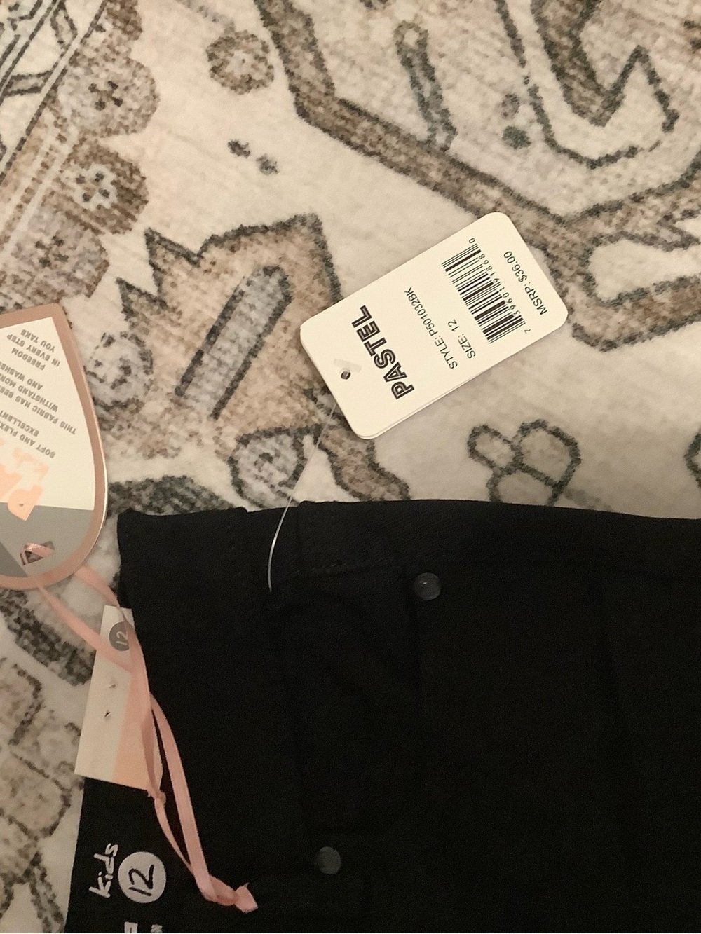 NWT Pastels Black Girls Flared Jeans - Picture 3 of 6